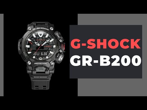 CASIO G-SHOCK Gravitymaster GR-B200-1A - брутальная новинка для пилотов вертолета!