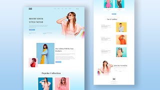 Responsive Ecommerce Website 🛒 Using HTML CSS JAVASCRIPT | Mobile First