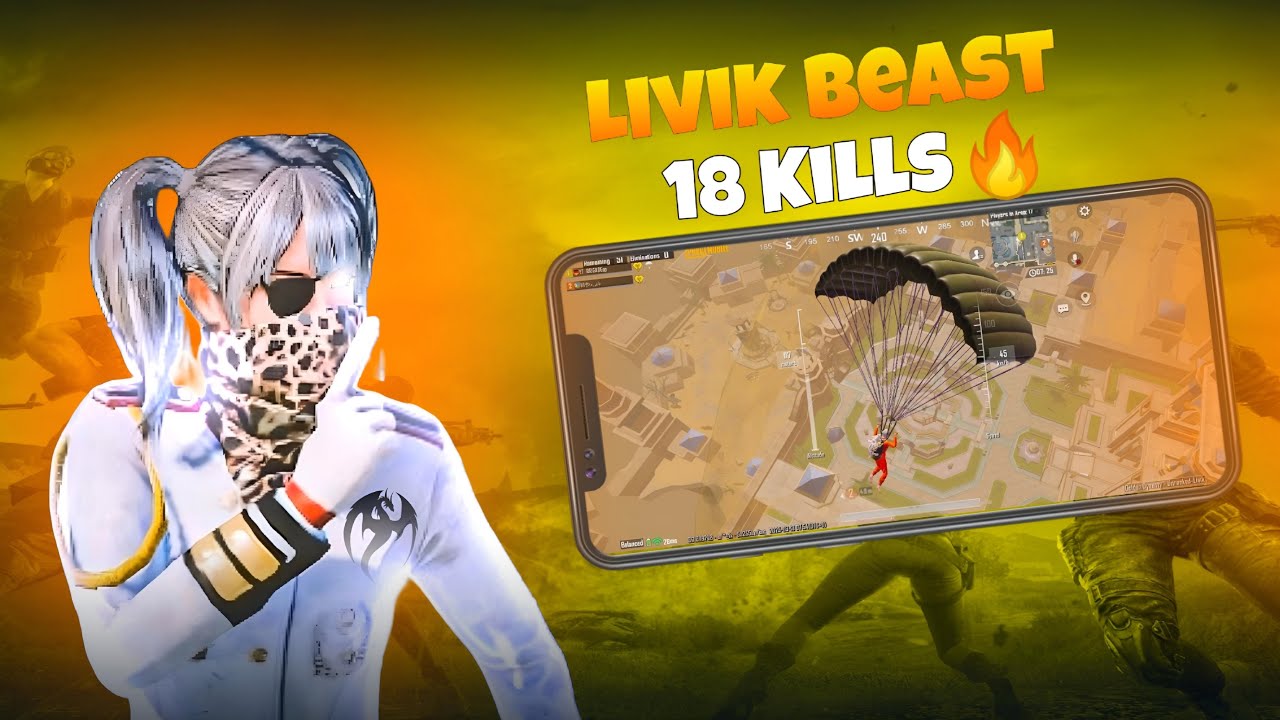 18 Kills in New Event | Most Eliminations | Livik | bgmi | Pubg Mobile