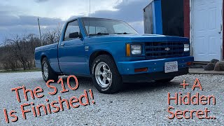 MY 1982 CHEVY S10 IS FINISHED!! + a hidden secret….