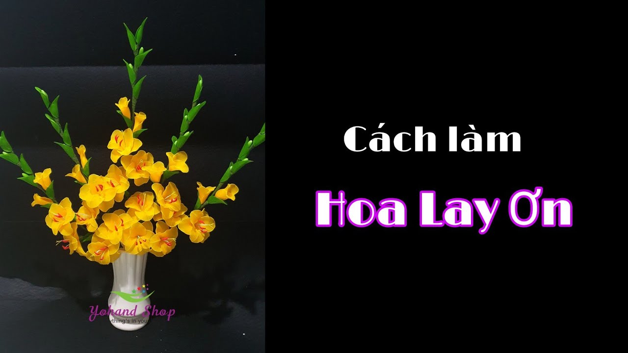 Làm hoa Lay Ơn bằng vải voan - Yohand Shop 🍀🍀