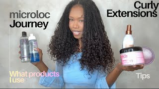 Microloc Update And What Products I Use 🩵!!