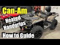 Can-Am Outlander Heated handgrips install / How to install heated handgrips Can-Am outlander