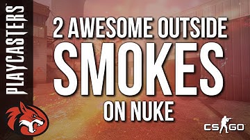 CS:GO Tip Series - de_nuke - 2 Awesome Outside Smokes