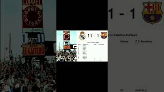 اكبر نتيجة في تاريخ الكلاسيكو #ريال_مدريد #برشلونة