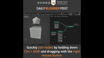 Join Geometry Nodes Shortcut (Blender)