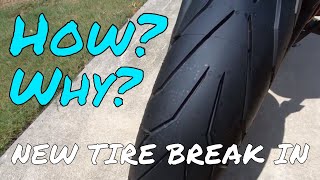 New Motorcycle Tire Break In  How to & why it's so important  Shown on a Kawasaki Vulcan S 650