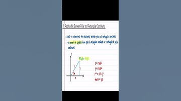 Formulas to Connect Polar and Rectangular Coordinates #shorts