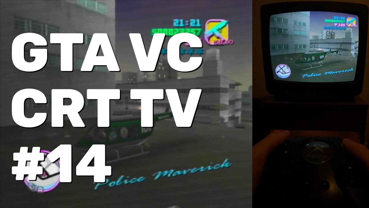 Grand Theft Auto: Vice City Walkthrough Part 14 (OG Xbox CRT TV)