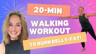20 Minute Walking Workout to Lose Belly Fat for Women Over 50