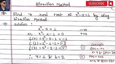 Bisection method || Bisection method in hindi ||Numerical methods || TU,PoU,PU,CBSE,JEE ||Arya