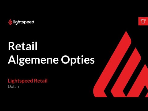 Retail - Algemene Opties (NL)