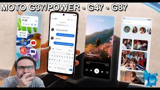 MOTOROLA MOTO G37 - G37 POWER - G47 - G87 - LANÇAMENTOS E ESPECIFICAÇÕES - ALGO MUDOU???