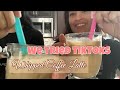 We tried TikToks whipped coffee latte | TikTok coffee | whipped coffee | whipped Latte | TikTok hack