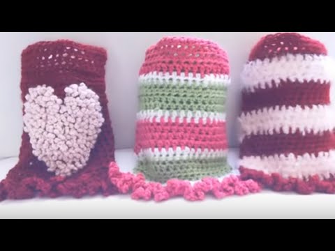 Crochet Dog Sweater - Bijou's Candy Stripe Coat #4