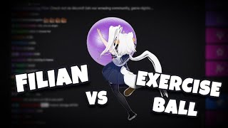 Filian vs EXERCISE BALL