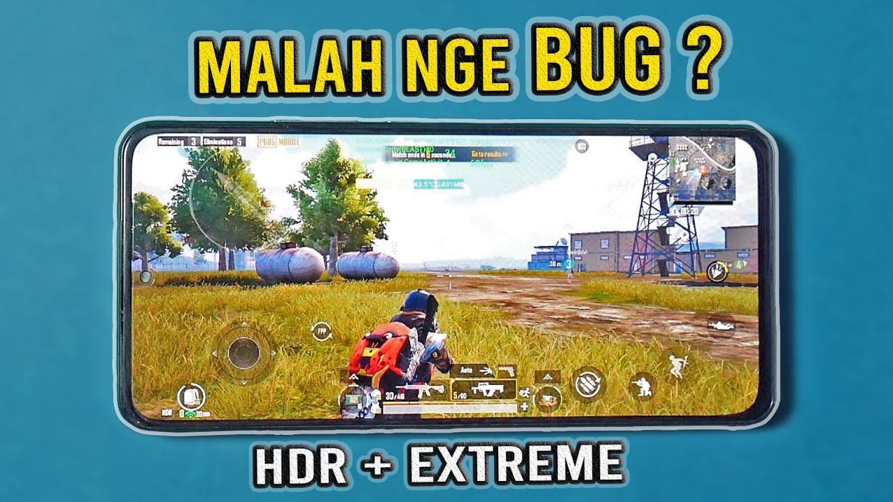 New Update PUBG Mobile on POCO F3  Grafik HDR + Extreme | Gambarnya Nge Bug ?