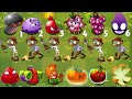 PvZ 2 Challenge - All Plants Power Up Vs 30 Excavator Zombie - Who Will Win ？