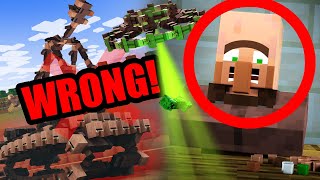 Everything WRONG with our videos: VILLAGER NEWS 2, 3 &amp; 4!