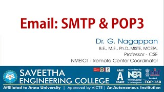Email SMTP POP3 | Unit 5 -  CS8591 - Computer Networks