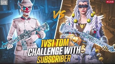 1V1 TDM STREAK MATCH | 1V1 TDM | CUSTOM ROOM | BGMI LIVE #tdm1v1live #tdm #bgmi