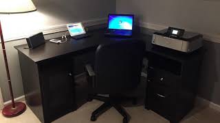 Bush Furniture Cabot L Shaped Computer Desk Review