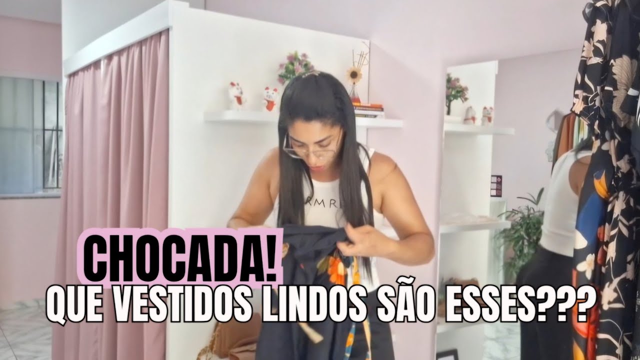 Chegaram lindos vestidos na loja | Ju Lisboa. 