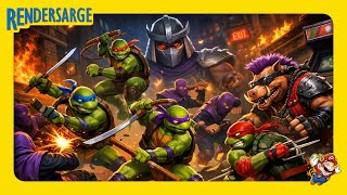 Llegaron los reyes magos | TMNT Arcade en SNES Classic Edition