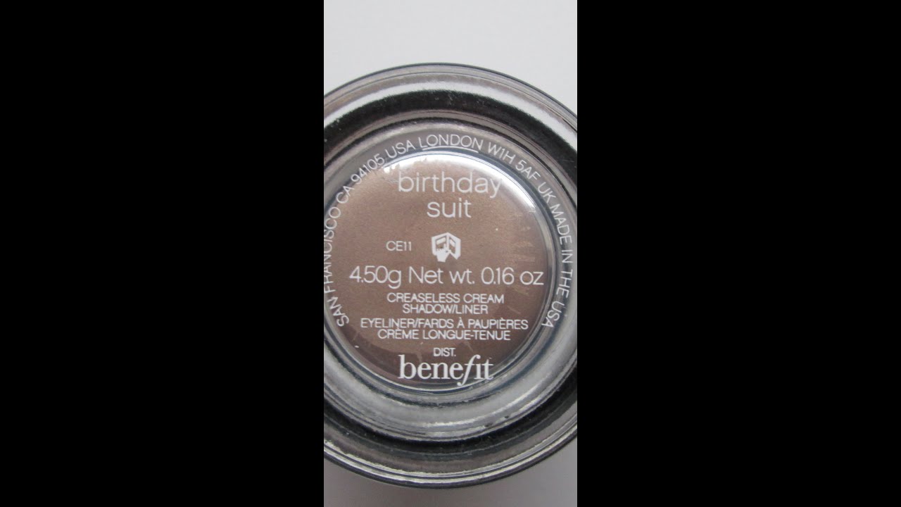 BENEFIT CREASELESS CREAM SHADOW REVIEW