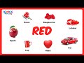 Color Flashcards for Toddlers - English First Words for Kids - Learning the Colors Names