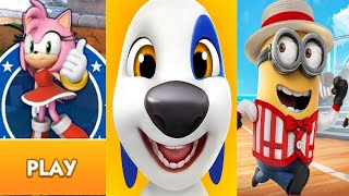 Talking Tom Hero Dash - Run Vs Cream Sonic Dash Vs Minion Rush Deable Me 2020 Christmas