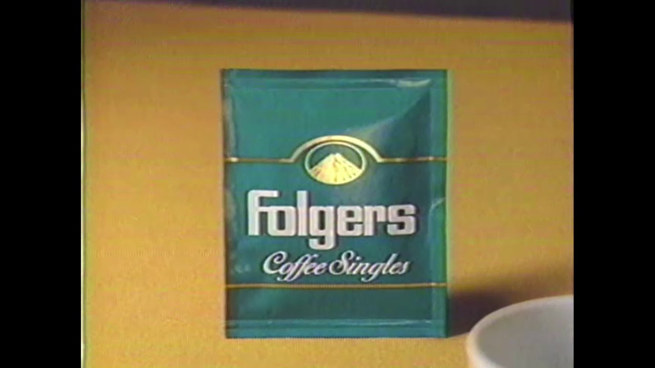 Folgers Decaffeinated Coffee Singles 1993 YouTube