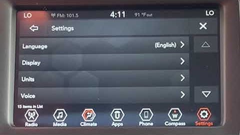 Changing Vehicle from Kilometers back to Miles