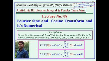 𝐅𝐨𝐮𝐫𝐢𝐞𝐫 𝐒𝐢𝐧𝐞 𝐚𝐧𝐝  𝐂𝐨𝐬𝐢𝐧𝐞 𝐓𝐫𝐚𝐧𝐬𝐟𝐨𝐫𝐦 𝐚𝐧𝐝 𝐢𝐭