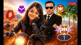 FREE FIRE LIVE 🔥 NONSTOP RANK PUSH 💀 GIRL RIDER OP GAMEPLAY | BR RANKED