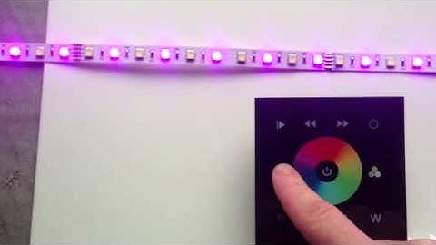 LED Colour Touch RGB/W DMX - SR-2811 DMX from Pro Lighting