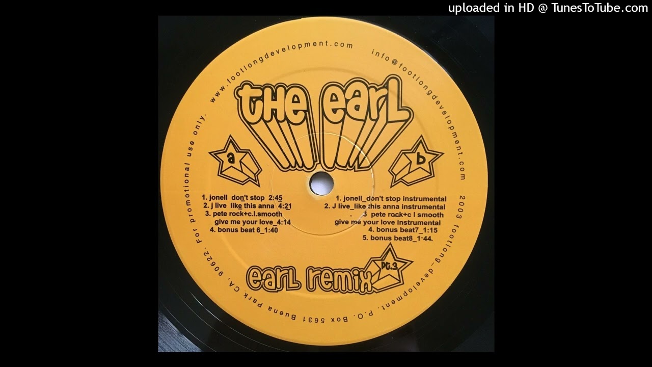 Pete Rock & C.L. Smooth - Give Me Your Love (Rare The Earl Remix