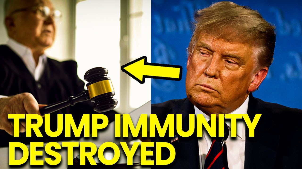 Trump LOSES IT after Judge DESTROYED IMMUNITY CLAIMS