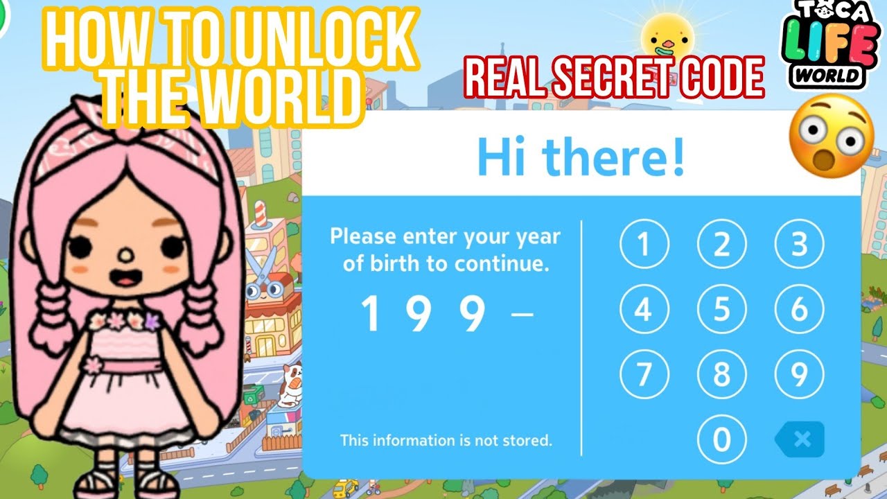 Secret Code To Unlock The World Toca Life World Prxces Gamer secret-code-to-unlock-the-world-toca-life-world-prxces-gamer