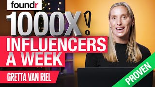 How to Work with 1000 Ecommerce Influencers a Week | Gretta Van Riel