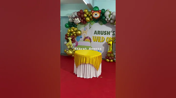 Jungle Theme #balloons #jungle #jungletheme #viralshorts #shorts #events #birthdayparty #pune #trend