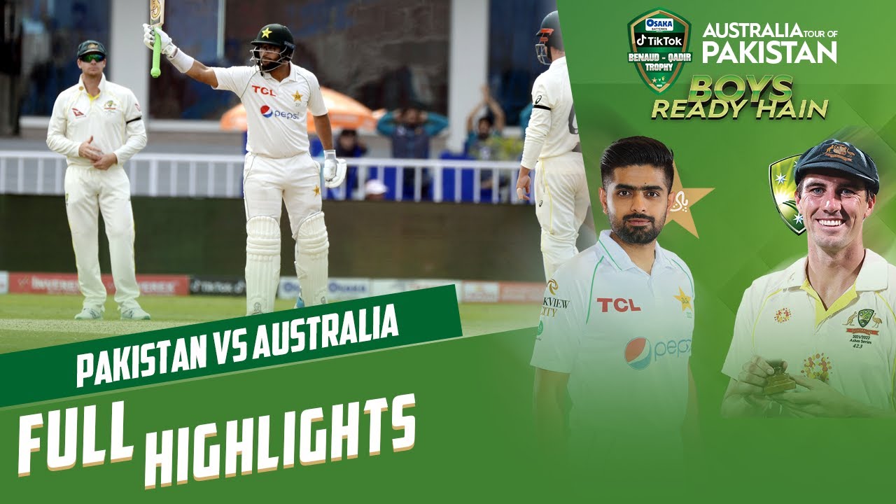 Full Highlights Pakistan vs Australia 1st Test Day 5 PCB MM1T