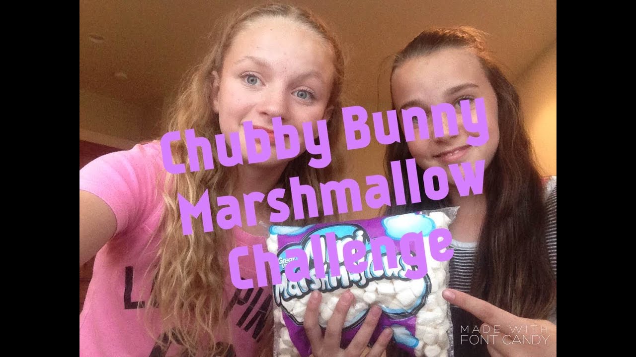 Chubby Bunny Marshmallow Challenge YouTube