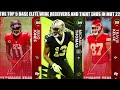 NEW SUPERSTAR MVP PLAYER REVEAL! THE TOP 5 WR AND TE BASE ELITES REVEALED! FANT, JULIO! | MADDEN 22