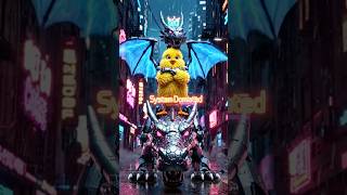 She brought a Mech-Dragon to a drone fight! 😭⚡ #shorts