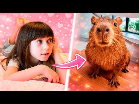 La première rencontre de Bianca avec le capybara : l’animal dans la maison