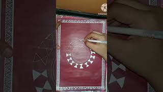 Warli art😱😱#1millionviews#acrylicpaint#unique art