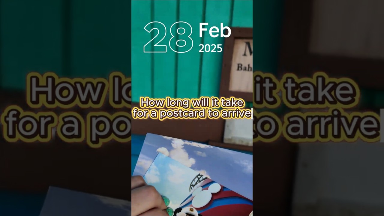 This postcard from Castaway Cay took forever to arrive!  