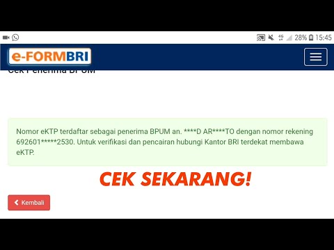 Cara Cek Penerima