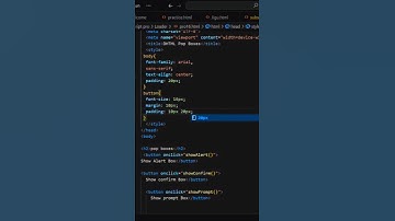 HTML CSS & Javascript using alerts box #shorts #viral #viralvideo #subscribe #html #css #javascript